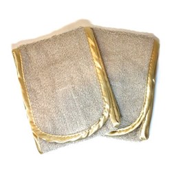 SALON FIRST Head band - caramel luxe satin edged